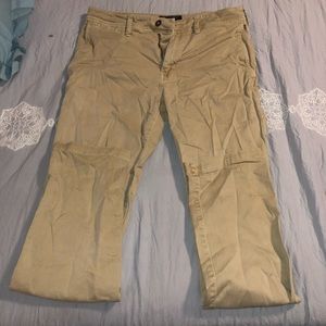 Long men’s kaki dress pants